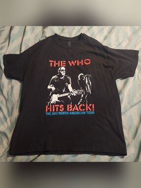 The Who‎ Hits Back The 2022 North American Tour Band T-Shirt Men's Size XL